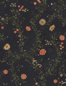 Murals 1: Inger - Sandberg - Custom Sized Wallpaper Mural (per m2) - Midnight Blue