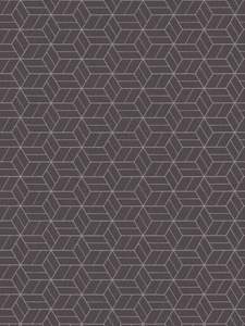 Abstract Allure - Geometric Metallic Wallpaper - Brown