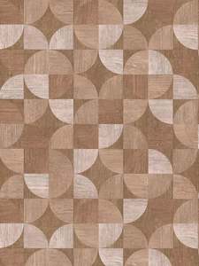 Clearance: Nordic Copenhagen - Geometric Wood Wallpaper - Light Brown