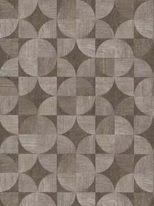 Nordic Copenhagen - Geometric Wood Wallpaper - Taupe