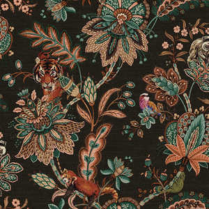 Zari Wallpaper - Black - Discontinuing - Last 4 Rolls