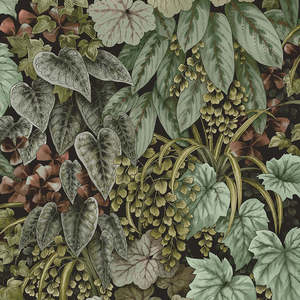 Instock Wallpaper: Cascading Garden Wallpaper - Green - Last Roll