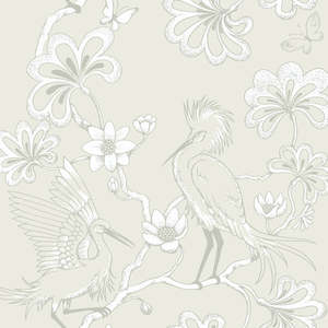 Egrets Florence Broadhurst Fabric - 12 Colours