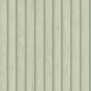 Sample - Acacia Wood Slat Wallpaper - Green