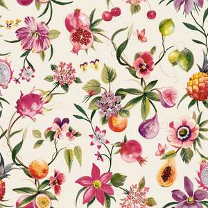 Holden Decor: Tropica Wallpaper - Cream/Multi