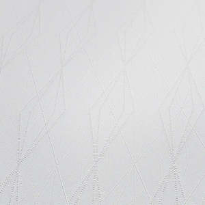 Diamond Relief Wallpaper - White