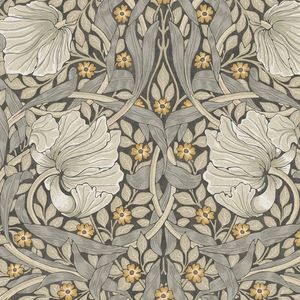 Floral Wallpaper: Pimpernel Wallpaper - Grey