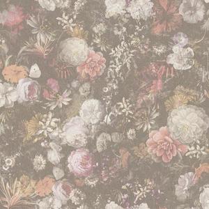 Clearance: Obi Spectacular Floral Wallpaper - Brown - WIDE