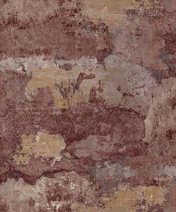 Cascading Gardens: Elgon Wallpaper - Burgundy - Last 6 Rolls