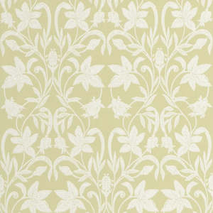 Floral Wallpaper: Primrose Wallpaper - Pistache