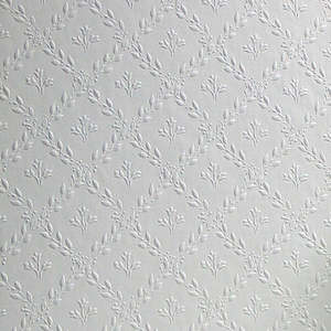 Sample - Hamnett/Floral Wallpaper - Anaglypta - Paintable