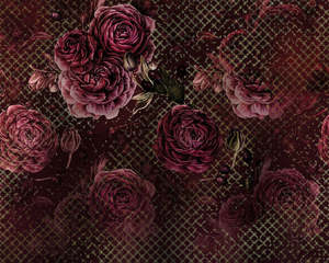 Rouge Intense Mural Wallpaper