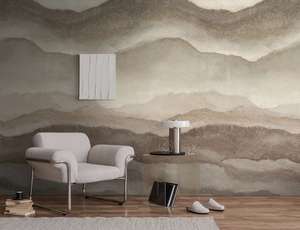 As Creation: The Wall 4 - Wallpaper Panel - Abstract Mountains