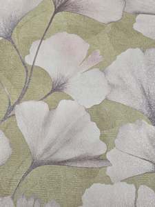 Elara Ginkgo Wallpaper – Blush & Ochre
