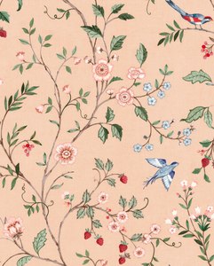 Bucolic Wallpaper - Peach