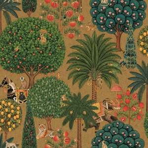 Bengal – Menagerie Wallpaper – Antique Gold