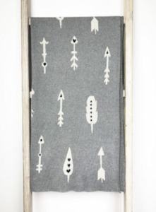 Steel Letters Numbers: Baby Blanket Arrow-Floressents