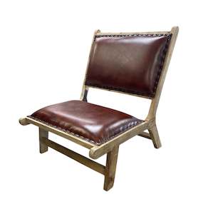 Chairs: Leather Lazy Chair