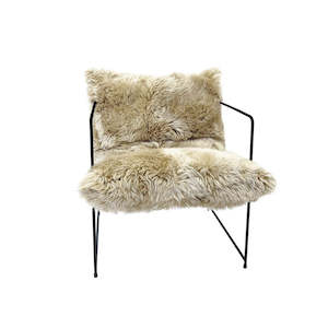 SHEEPSKIN OCCASIONAL CHAIR - NATURAL