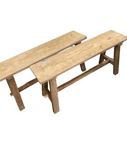 Chairs: Fergs "Aged Teak" 100cm Bench