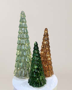 Christmas: Frost Drop Glass Tree