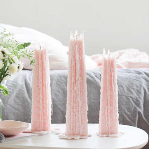 Peony Rose - Living Light Icicle Candles