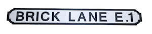 Brick Lane Road Sign