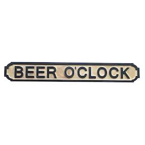 Signs 1: Beer O'Clock