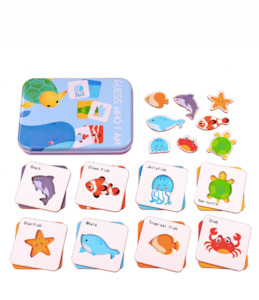 GUESS WHO I AM TIN PUZZLE