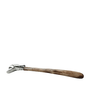Mancave: DUCK SHOE HORN ALUMINIUM & WOOD