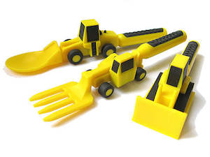 Constructive Eating - Construction Cutlery