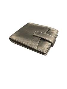 Bags: Gents Leather Wallet - Black With Seperate Card Holder