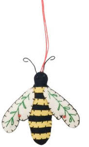 Bees Fabric Hanging Decoration