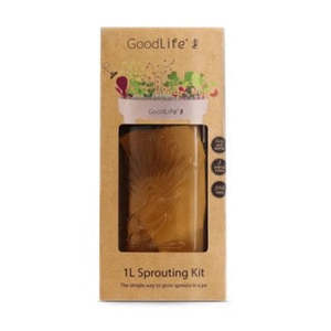 Goodlife 1L Sprouting Jar - Gift Boxed