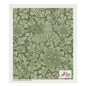 Tableware: Swedish dishcloth - Bird and Anemone