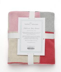 Patchwork Baby Blanket - Pink