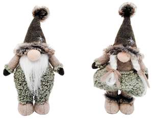 Christmas: Woolly Mr & Mrs Tomte Decoration
