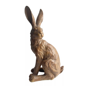 Ornaments: WALNUT COUNTRY HARE JUNIOR - STANDING EARTH