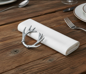 Tableware: Antler Napkin Ring