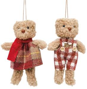 Christmas: Teddy Hanging Decoration