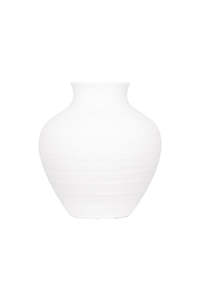 White Urn Vase - Large