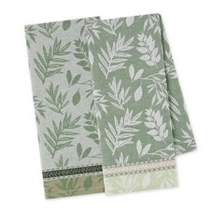 All: Jacquard Dish Towel - Garden Green