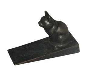 Bathroom: Cat Door Wedge