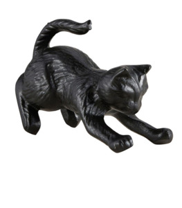 Bathroom: Cast Iron Décor - Cat Door Stopper
