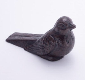 Bathroom: Bird Door wedge