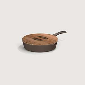 Cast Iron Cookware: 20cm Lil Legacy Pan & Serving Lid by Ironclad Co.