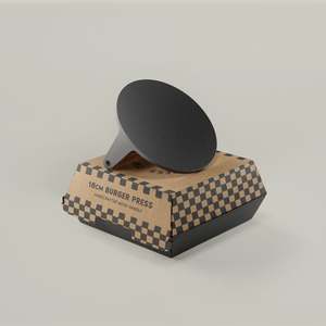 All: 18cm Handcrafted Cast Iron Smash Burger Press