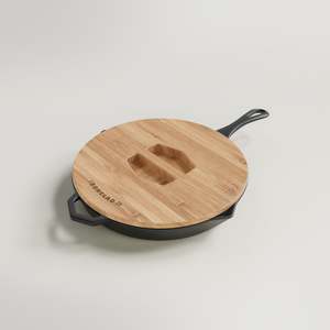 28cm Satin Enamel Legacy Pan & Serving Lid