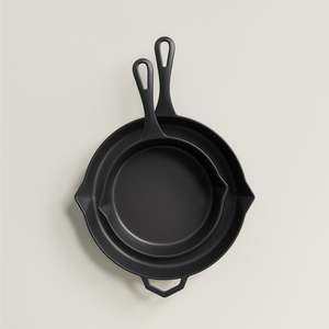 Bundles: Satin Enamel Legacy Bundle 28cm and 20cm Cast Iron Pans