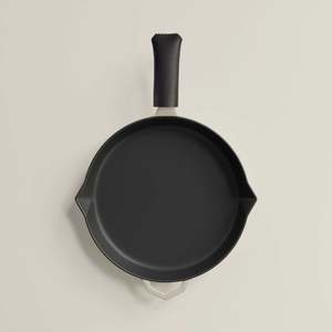 Satin Enamel Cast Iron Pan and Snug Bundle